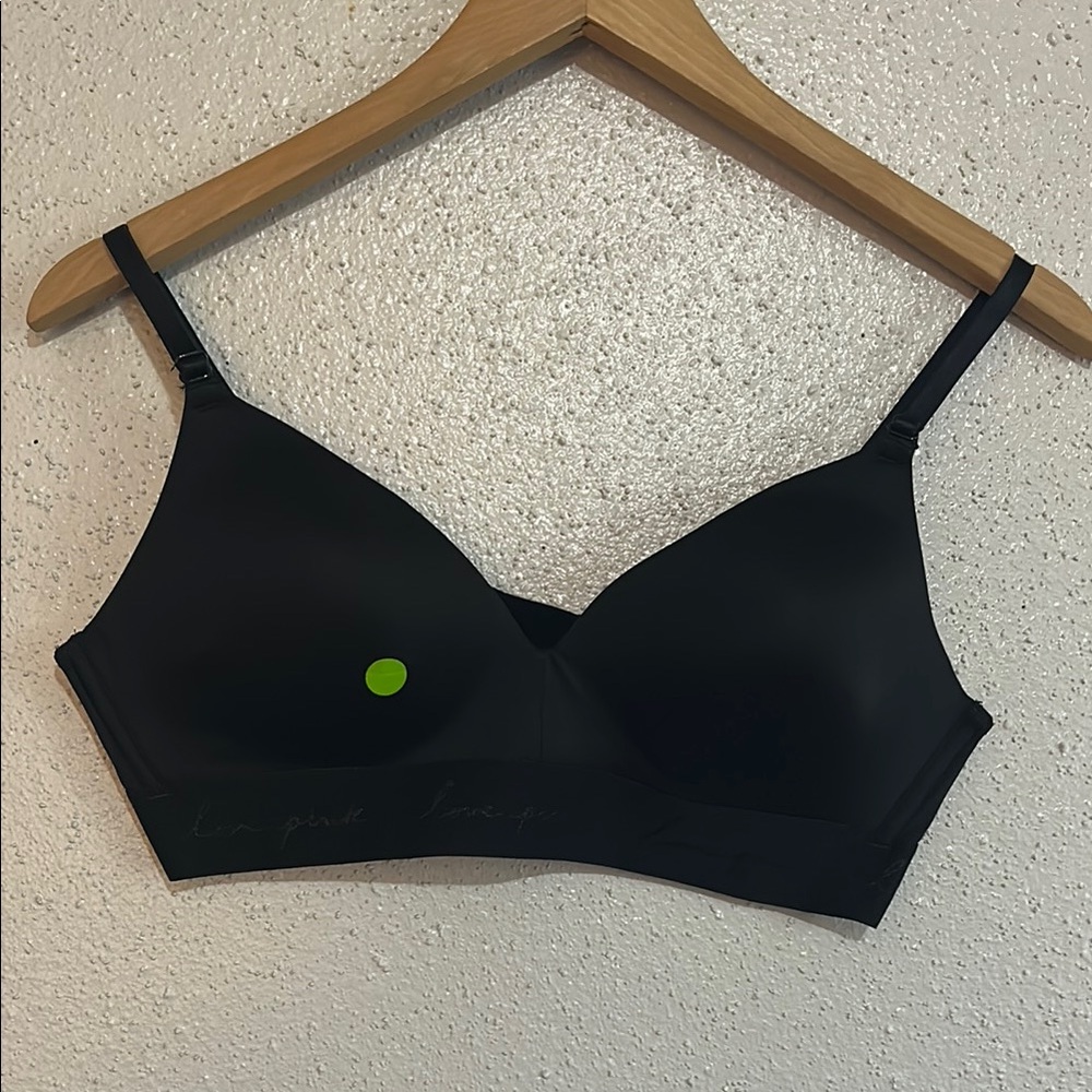Pink By Victoria Secret black sports bra size 36B